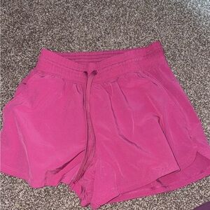 Abercrombie & Fitch Magenta Athletic Shorts